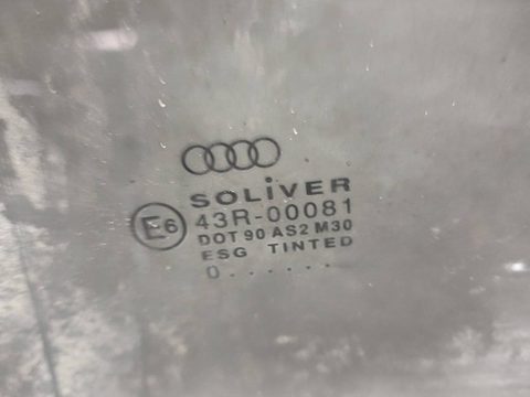 Стекло двери задней левой Audi A6 C5/4B, 1997 г., арт. 148716, фото 2
