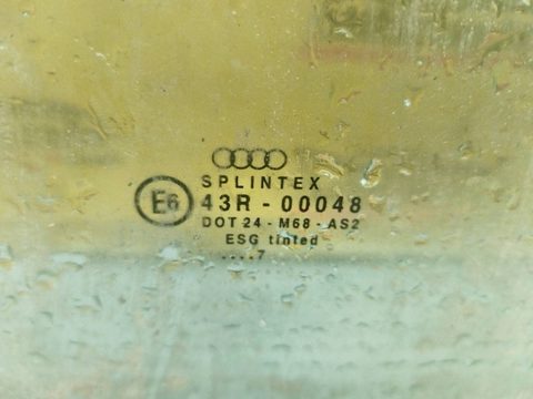 Стекло двери задней левой Audi A4 B5, 1994 г., арт. 150850, фото 2