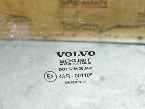 Стекло двери задней левой Volvo S60, 2000 г., арт. 152314, фото 2