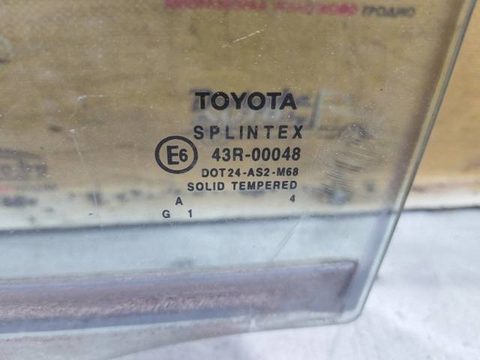 Стекло двери задней левой Toyota Avensis, 2002 г., арт. 153198, фото 2