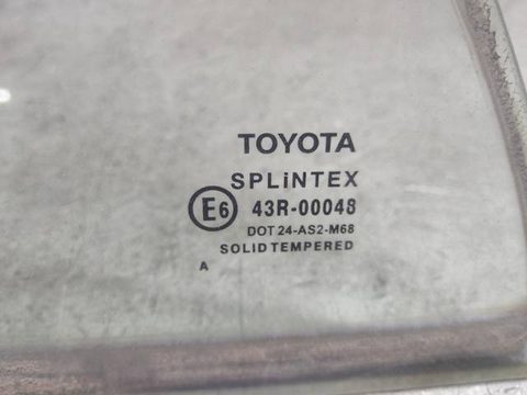 Стекло двери задней левой Toyota Avensis, 2002 г., арт. 153199, фото 2