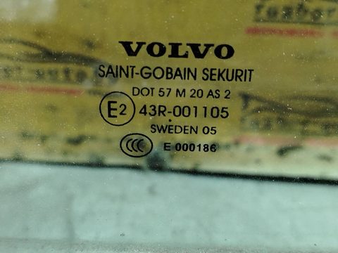 Стекло двери задней левой Volvo V50, 2003 г., OEM 30716222;43r001105, арт. 170004, фото 2