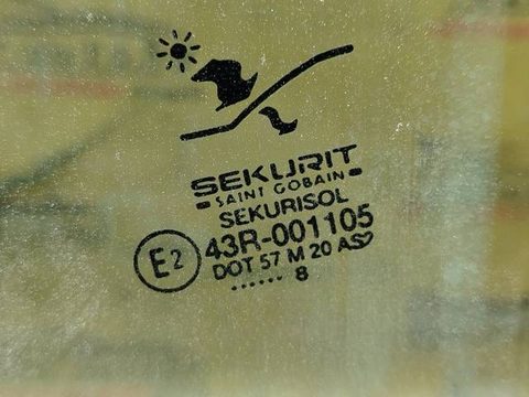Стекло двери задней левой Saab 9-5, 1997 г., OEM 43r001105, арт. 171487, фото 2