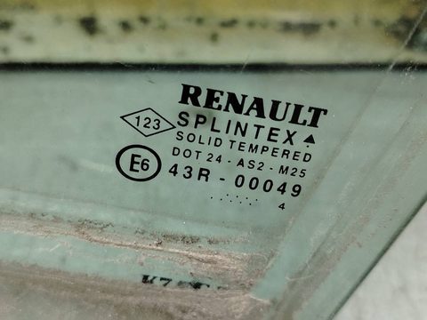 Стекло двери задней левой Renault Laguna, 2001 г., OEM 43r00049, арт. 171982, фото 2