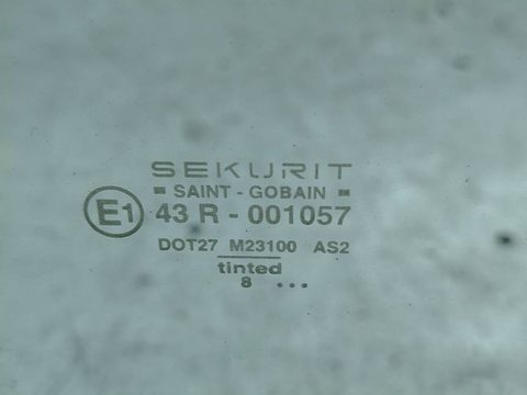 Стекло двери задней левой Ford Fiesta, 1996 г., OEM 43r001057, арт. 174335, фото 2