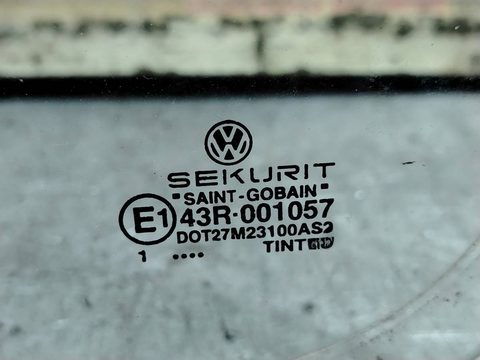 Стекло двери задней левой Volkswagen Golf, 1997 г., OEM 43r001057, арт. 182861, фото 2
