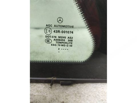 Стекло двери задней левой Mercedes ML W166, 2013 г., OEM 43R001074, арт. 20572, фото 2