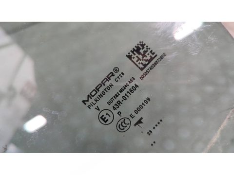 Стекло двери задней левой Dodge Hornet I, 2022 г., OEM 68607043AA, арт. 20737024, фото 2