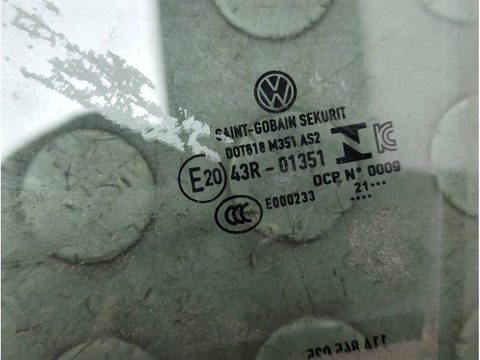 Стекло двери задней левой Volkswagen ID.4, 2022 г., OEM 11A845025, арт. 20913783, фото 2