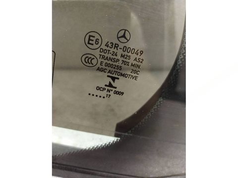 Стекло двери задней левой Mercedes E W213, 2017 г., OEM A2137300702, арт. 23095, фото 5
