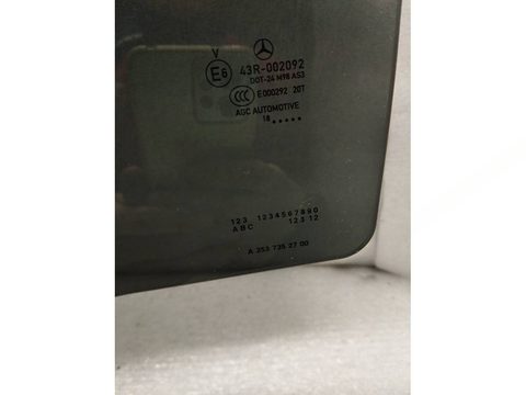 Стекло двери задней левой Mercedes GLC Coupe C253, 2018 г., OEM A2537352700, арт. 23710, фото 5