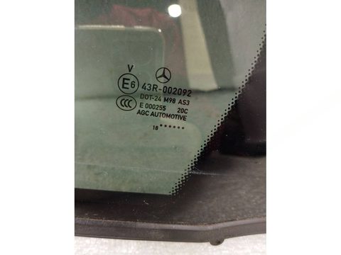 Стекло двери задней левой Mercedes GLC Coupe C253, 2018 г., OEM A2537307700, арт. 23711, фото 2