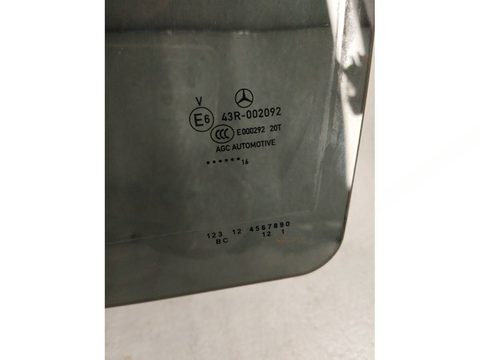 Стекло двери задней левой Mercedes C W205, 2016 г., OEM A2057350710, арт. 25186, фото 3