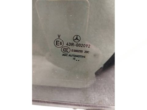 Стекло двери задней левой Mercedes C W205, 2016 г., OEM A2057300755, арт. 25248, фото 2