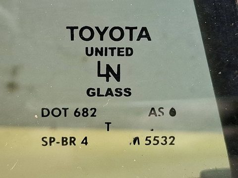 Стекло двери задней левой Toyota RAV4, 2009 г., арт. 316259, фото 7