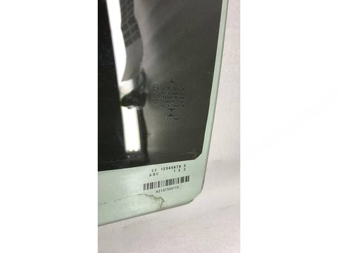 Стекло двери задней левой Mercedes E W213, 2019 г., OEM A2137350110, арт. 31734