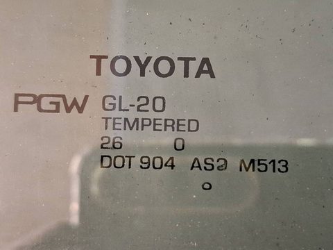 Стекло двери задней левой Toyota Sienna, 2011 г., арт. 317798, фото 5