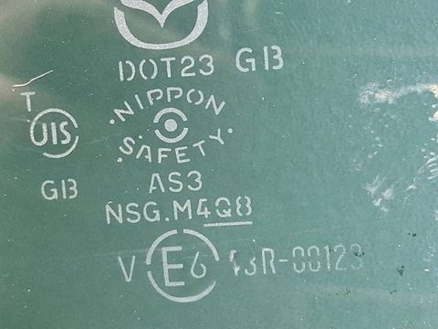 Стекло двери задней левой Mazda CX7, 2008 г., OEM 43R00123, арт. 319554, фото 4
