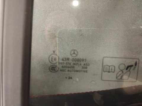 Стекло двери задней левой Mercedes GLB X247, 2023 г., арт. 34006.2