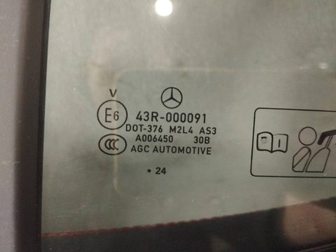 Стекло двери задней левой Mercedes GLB X247, 2023 г., арт. 34006.2, фото 2