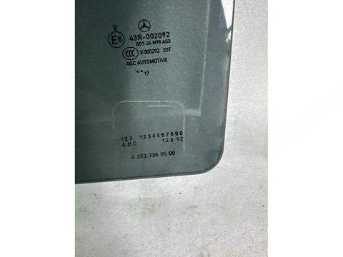 Стекло двери задней левой Mercedes GLC X253, 2017 г., OEM A2537350500, арт. 35074, фото 5