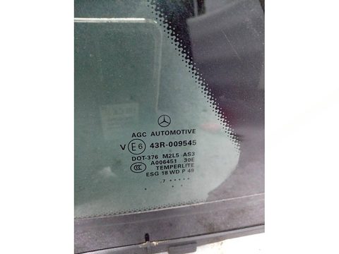 Стекло двери задней левой Mercedes GLE W166, 2017 г., OEM A00645130E, арт. 35333, фото 2
