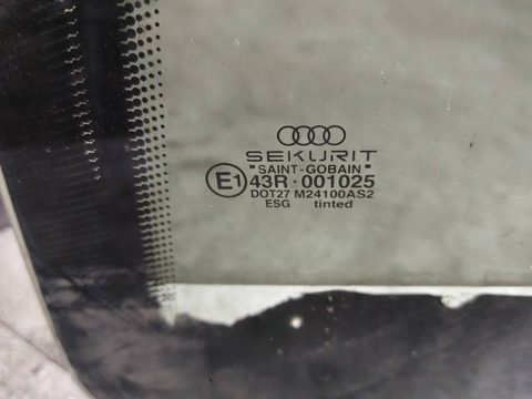 Стекло двери задней левой Audi A6 C5/4B, 1997 г., арт. 3539, фото 2