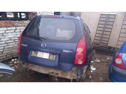 Стекло двери задней левой Mazda Premacy рестайлинг, 2001 г., арт. 45109
