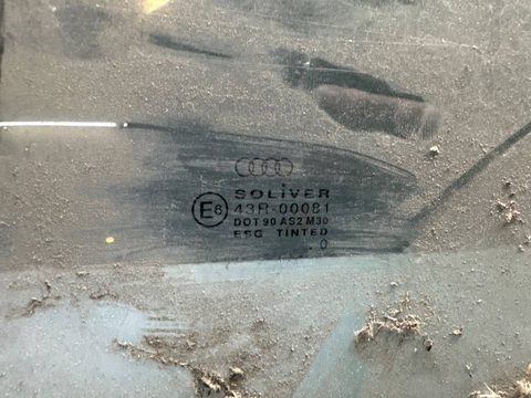 Стекло двери задней левой Audi A6 C5 (S6,RS6), 2003 г., OEM 4B9845205B, арт. B111251559, фото 2