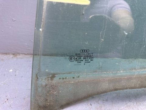 Стекло двери задней левой Audi A4 B6, 2003 г., OEM 8E9845025C, арт. B112136813, фото 2