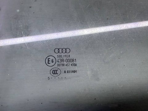 Стекло двери задней левой Audi A6 C6 (S6,RS6), 2006 г., OEM 4F9845205, арт. B113474810, фото 2