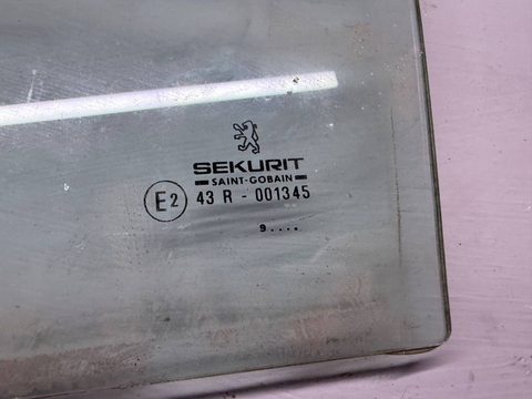 Стекло двери задней левой Peugeot 607, 2000 г., OEM 9203FE, арт. B113538841, фото 2