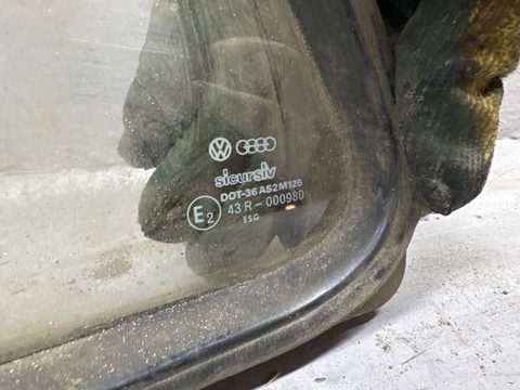 Стекло двери задней левой Volkswagen Golf, 1990 г., OEM 193845215, арт. B113599975, фото 2