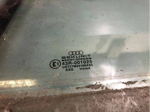 Стекло двери задней левой Audi A6 C4 (S6,RS6), 1994 г., OEM 4A0837571, арт. B34263715, фото 3