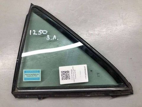 Стекло двери задней левой Toyota Camry XV50, 2013 г., OEM 6818906070, арт. B60544627