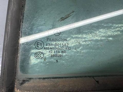 Стекло двери задней левой Mercedes C W203, 2005 г., арт. B87089284, фото 2