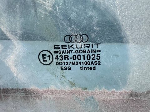 Стекло двери задней левой Audi 100 C4, 1992 г., арт. B93476083, фото 2