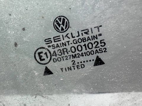 Стекло двери задней левой Volkswagen Passat B3, 1992 г., OEM 333845205, арт. B93734816, фото 2