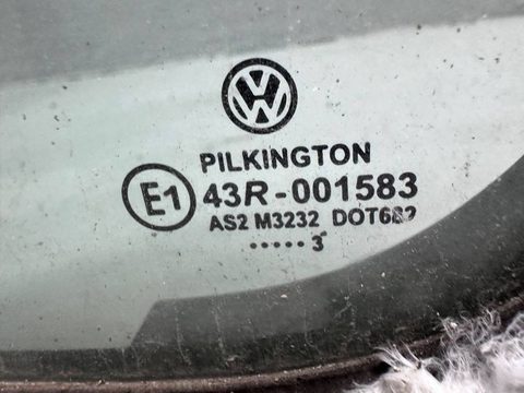 Стекло двери задней левой Volkswagen Golf, 2001 г., арт. B93886479_2, фото 2
