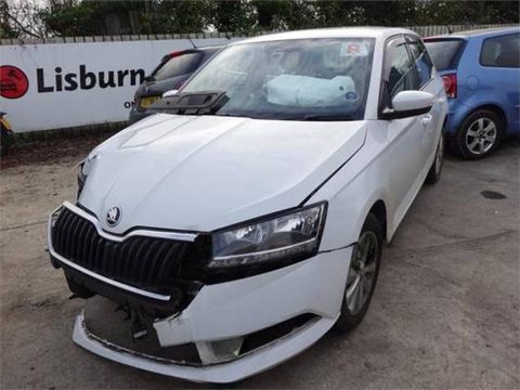 Стекло двери задней левой Skoda Fabia, 2019 г., OEM 6V6845205A, арт. BOK42FH01