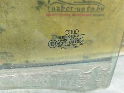 Стекло двери задней правой Audi A4 B6, 2000 г., арт. 145583, фото 2