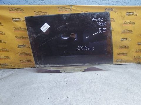 Стекло двери задней правой Toyota Avensis рестайлинг, 2006 г., арт. 156074
