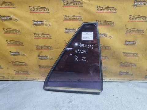 Стекло двери задней правой Toyota Avensis рестайлинг, 2006 г., арт. 156075