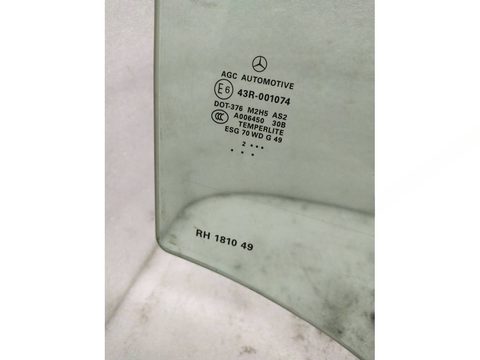Стекло двери задней правой Mercedes ML W166, 2013 г., OEM 43R001074, арт. 20569, фото 2