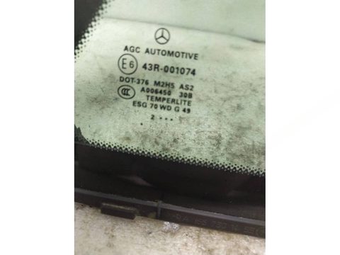 Стекло двери задней правой Mercedes ML W166, 2013 г., OEM 43R001074, арт. 20571, фото 2