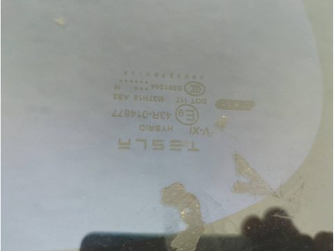 Стекло двери задней правой Tesla Model X, 2017 г., OEM 103490380J, арт. 21220268, фото 5
