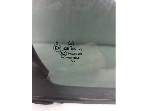 Стекло двери задней правой Mercedes C W205, 2016 г., OEM A2057300855, арт. 22162, фото 6