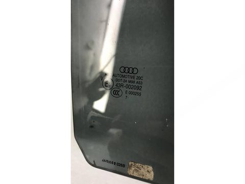 Стекло двери задней правой Audi Q7, 2017 г., OEM 4M0845026, арт. 30216, фото 2