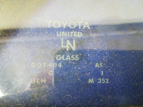 Стекло двери задней правой Toyota Camry, 2009 г., арт. 303758