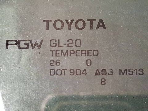 Стекло двери задней правой Toyota Sienna, 2011 г., арт. 317799, фото 5